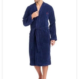Navy Men’s Polo Robe